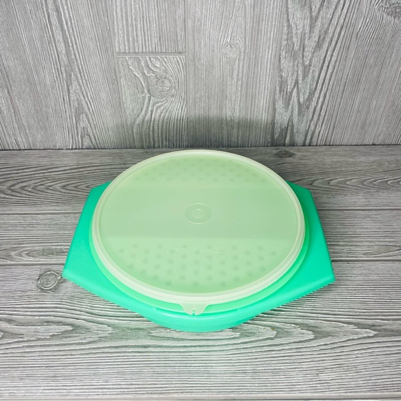 Vintage Tupperware 787 Cheese Grater Shredder & Bowl 786-8 Jadite Green & Top - Picture 10 of 10